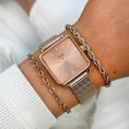 Cluse La Tétragone – Élégance en Maille Milanaise Full Rose Gold Cluse La Tétragone – Élégance en Maille Milanaise Full Rose Gold