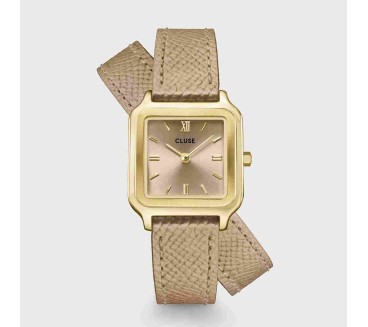 Cluse Gracieuse Petite – Élégance Double Bracelet en Cuir