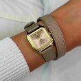 Cluse Gracieuse Petite – Élégance Double Bracelet en Cuir