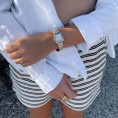 🌟 Cluse Gracieuse Petite – Éclat Bicolore et Acier Chic 🌟 Cluse Gracieuse Petite – Éclat Bicolore et Acier Chic
