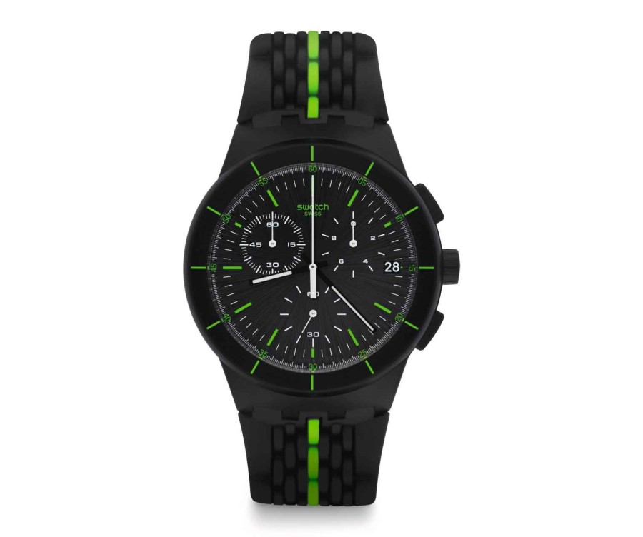 🏎️ Swatch Laser Track – La Montre des Performances Extrêmes