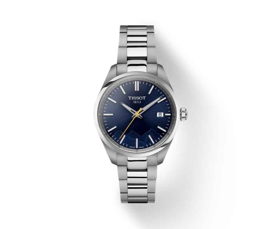 ❄️ Tissot PR 100 Quartz 34mm – Élégance Alpine et Cadran Bleu