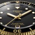 🌊 Tissot Seastar – Compacité et Performance en Noir 🌊 Tissot Seastar – Compacité et Performance en Noir