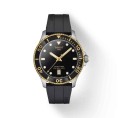 🌊 Tissot Seastar – Compacité et Performance en Noir 🌊 Tissot Seastar – Compacité et Performance en Noir