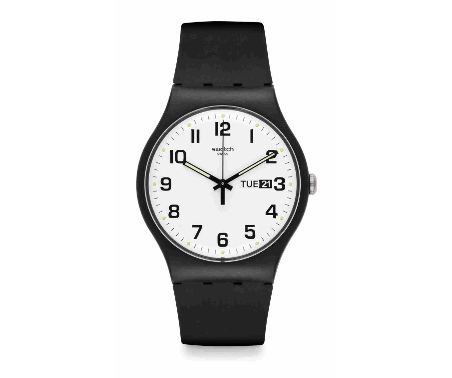 🖤 Swatch Twice Again – Élégance Éco‑Minimaliste & Jour/Date 🖤 Swatch Twice Again – Élégance Éco‑Minimaliste & Jour/Date