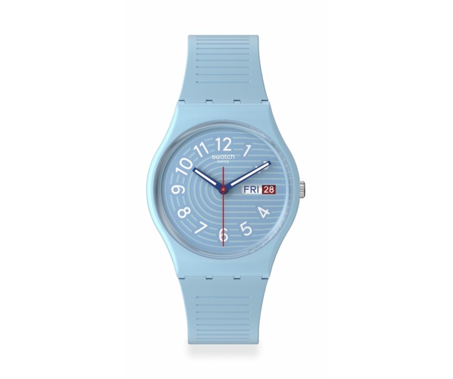 ☁️ Swatch Trendy Lines in the Sky – Bleu Ciel Minimal & Éco‑Design ☁️ Swatch Trendy Lines in the Sky – Bleu Ciel Minimal & Éco‑Design