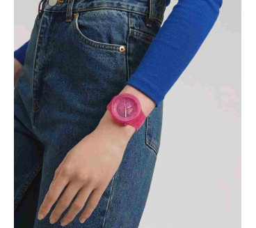 Swatch Pink Joy 🌸 Oversize transparent & bio-plastique