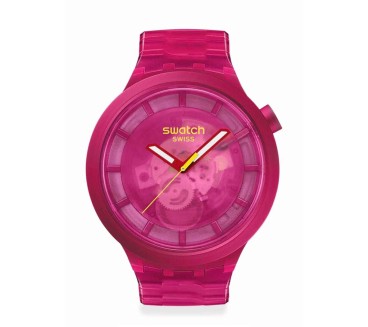 Swatch Pink Joy 🌸 Oversize transparent & bio-plastique