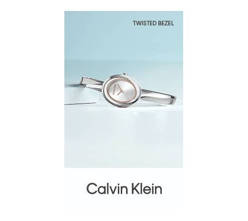 CALVIN KLEIN TWISTED BEZEL