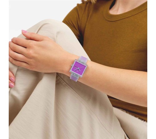 SWATCH WHAT IF...SEE THRU MAGENTA?