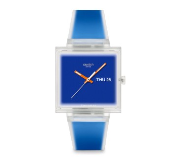 SWATCH WHAT IF...SEE THRU BLUE?